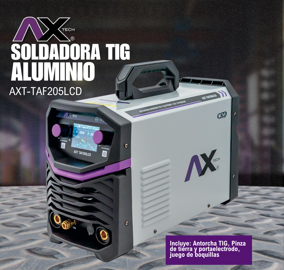 MÁQUINA INVERSORA TAF205 P/ALUM AX TECH